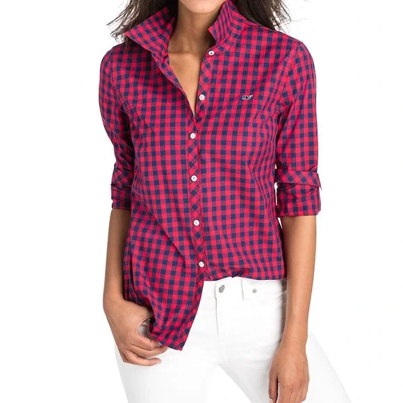 Vineyard Vines Gingham Shirt - Picture 1 of 4